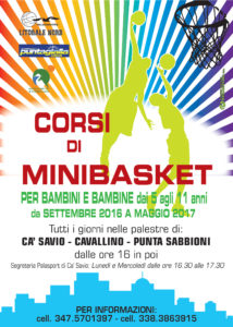 Corsi Minibasket 2016 2017