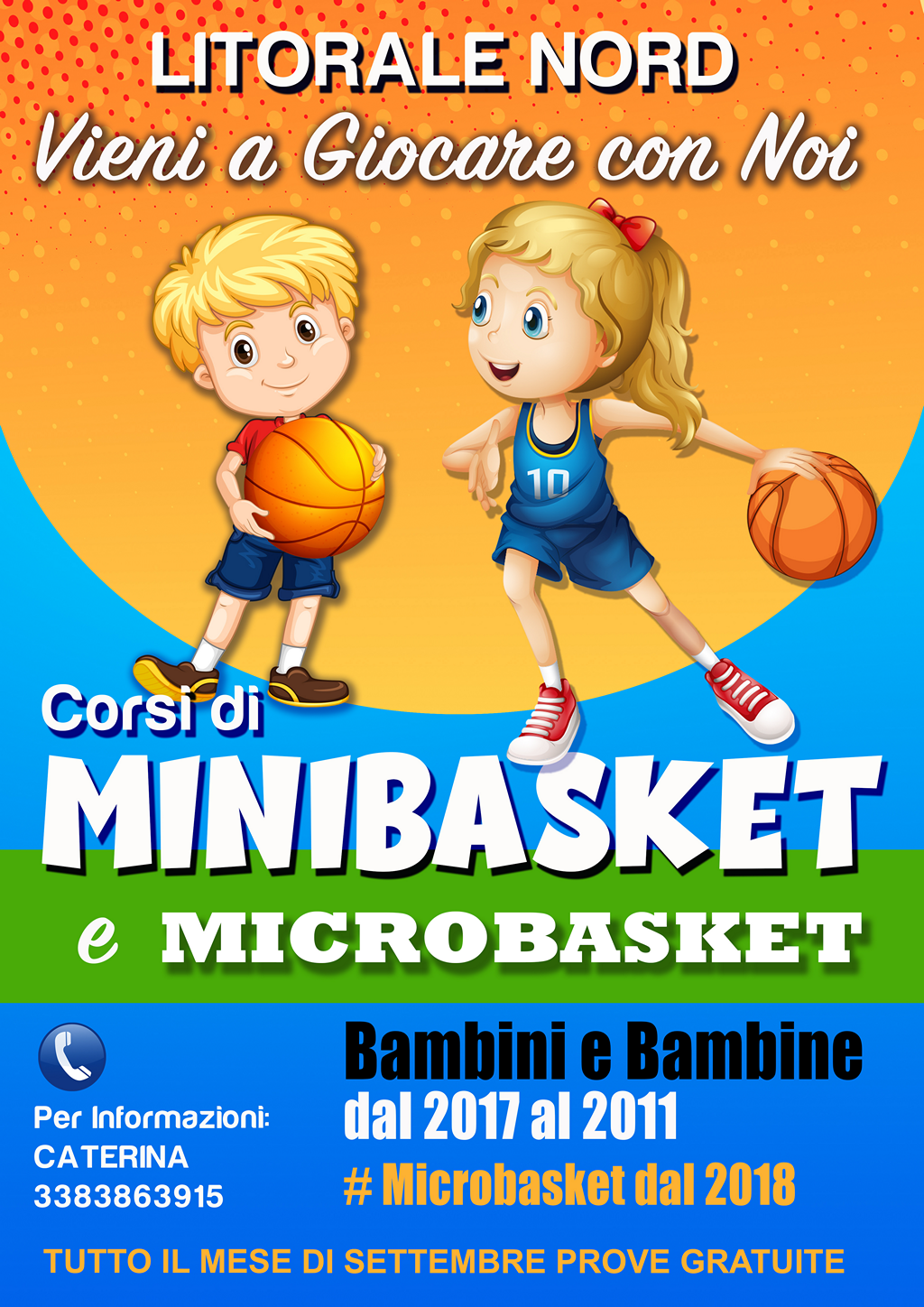 Locandina Minibasket